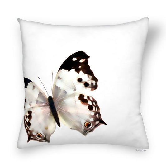 Cushion cover | Butterfly - White