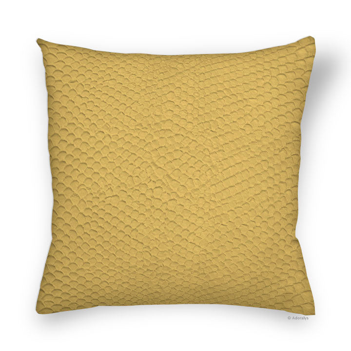 Cushion Cover | Snakeskin - Yellow