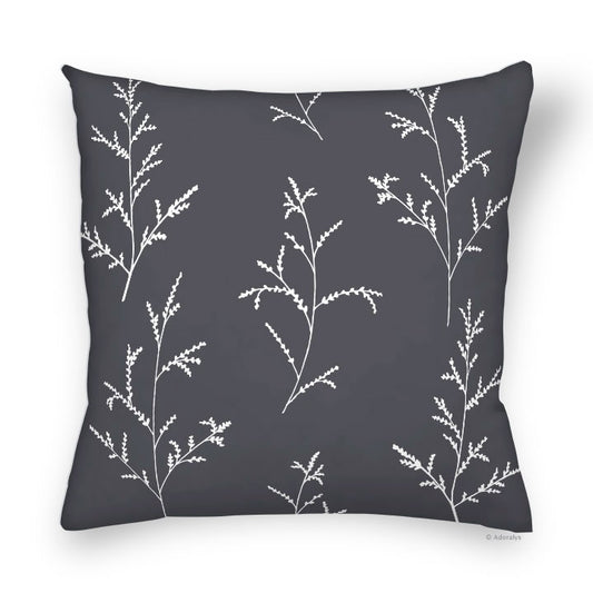 Cushion cover | Branches - Grey