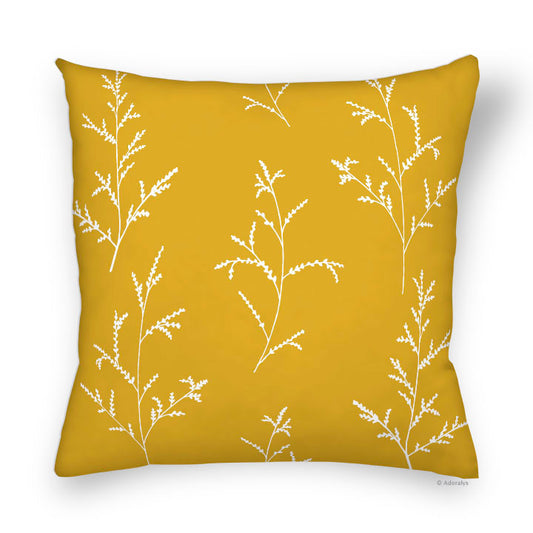 Cushion cover | Branches - Yellow