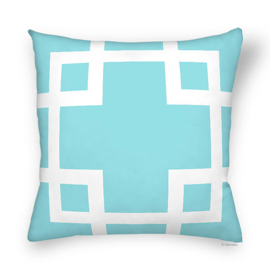 Cushion cover | Square - Turquoise