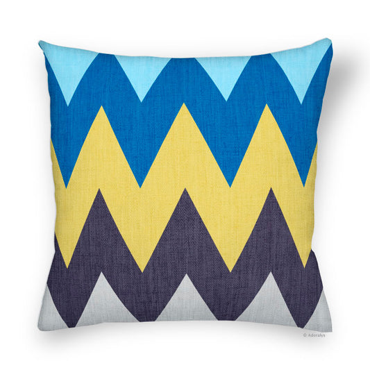 Cushion cover | Large chevrons - Tricolor 1