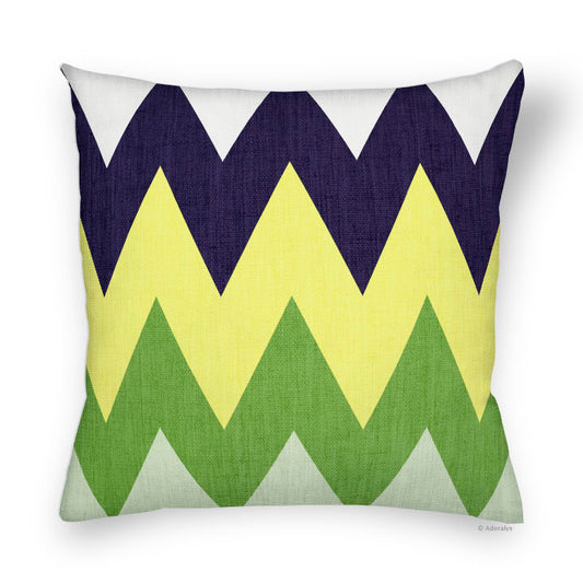 Cushion cover | Large chevrons - Tricolor 2