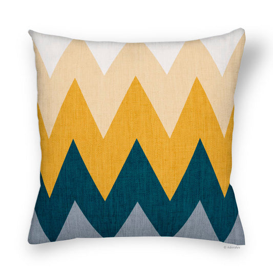 Cushion cover | Large chevrons - Tricolor 3