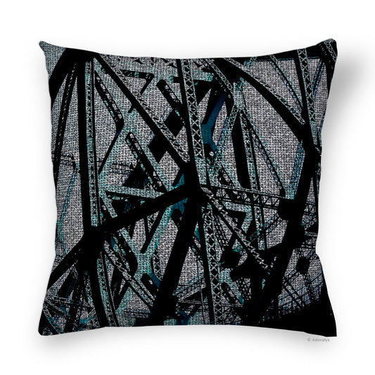 Cushion Cover | Bridge Structure - Textured Grey