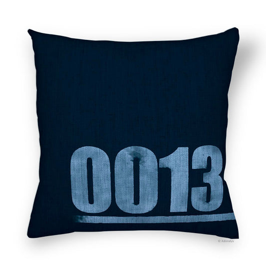 Cushion cover | Number 13 - Blue