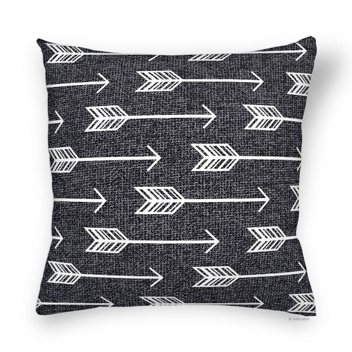 Cushion Cover | Multi-Arrows - Black and White
