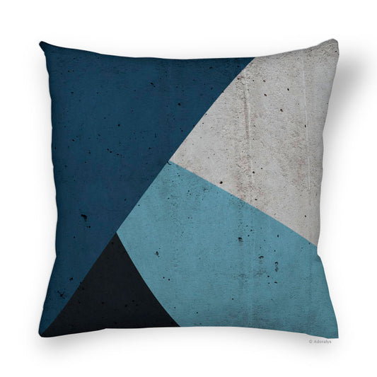 Cushion cover | Triangle design - Blue