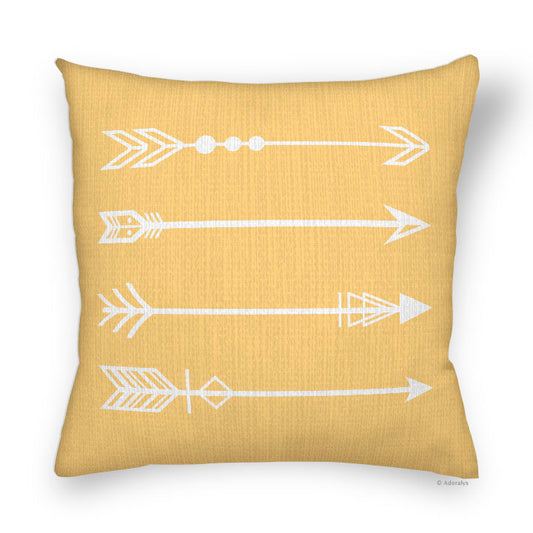 Cushion cover | Arrows - Yellow