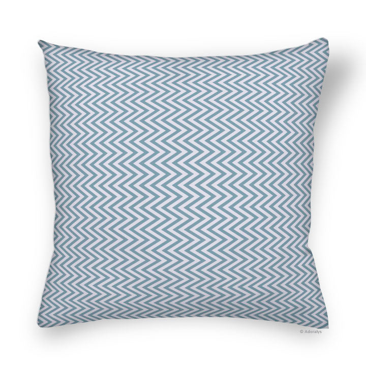 Cushion Cover | Vertical Chevrons - Grey