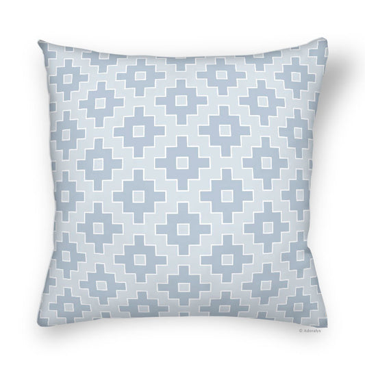 Housse de coussin | Motif pixel - Grise