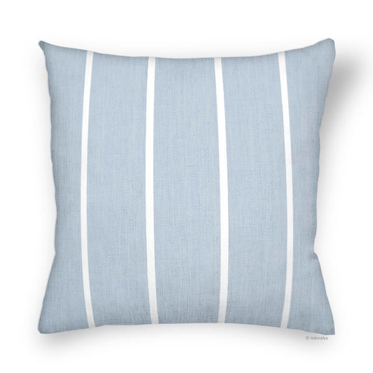 Cushion cover | Vertical stripes - Blue