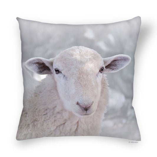 Cushion cover | Lambskin - Beige