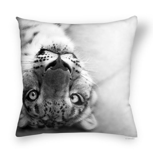 Cushion Cover | Leopard 2 - Black and White