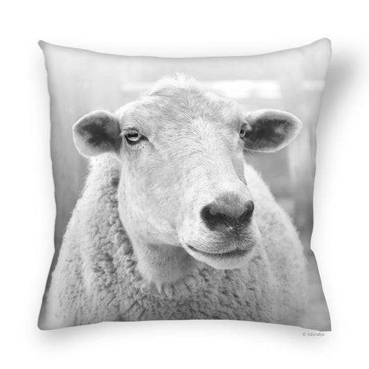 Cushion cover | Sheep - Black and white